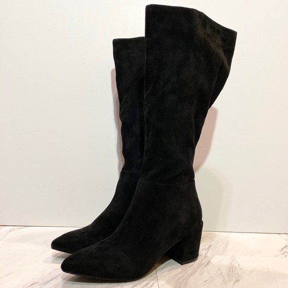 Charles Charles David Harbor Black Heeled Boot 9M - Picture 1 of 12